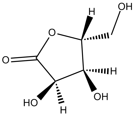 Ribonic acid gamma lactone 化学構造