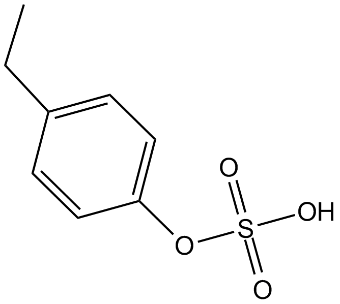 4-ethylphenyl sulfate 化学構造