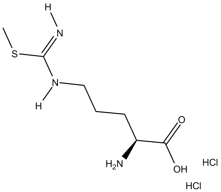 S-methyl-L-Thiocitrulline (hydrochloride) 化学構造