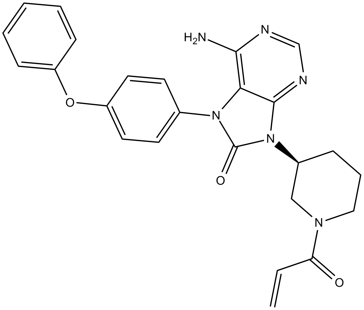 ONO-4059 Chemische Struktur