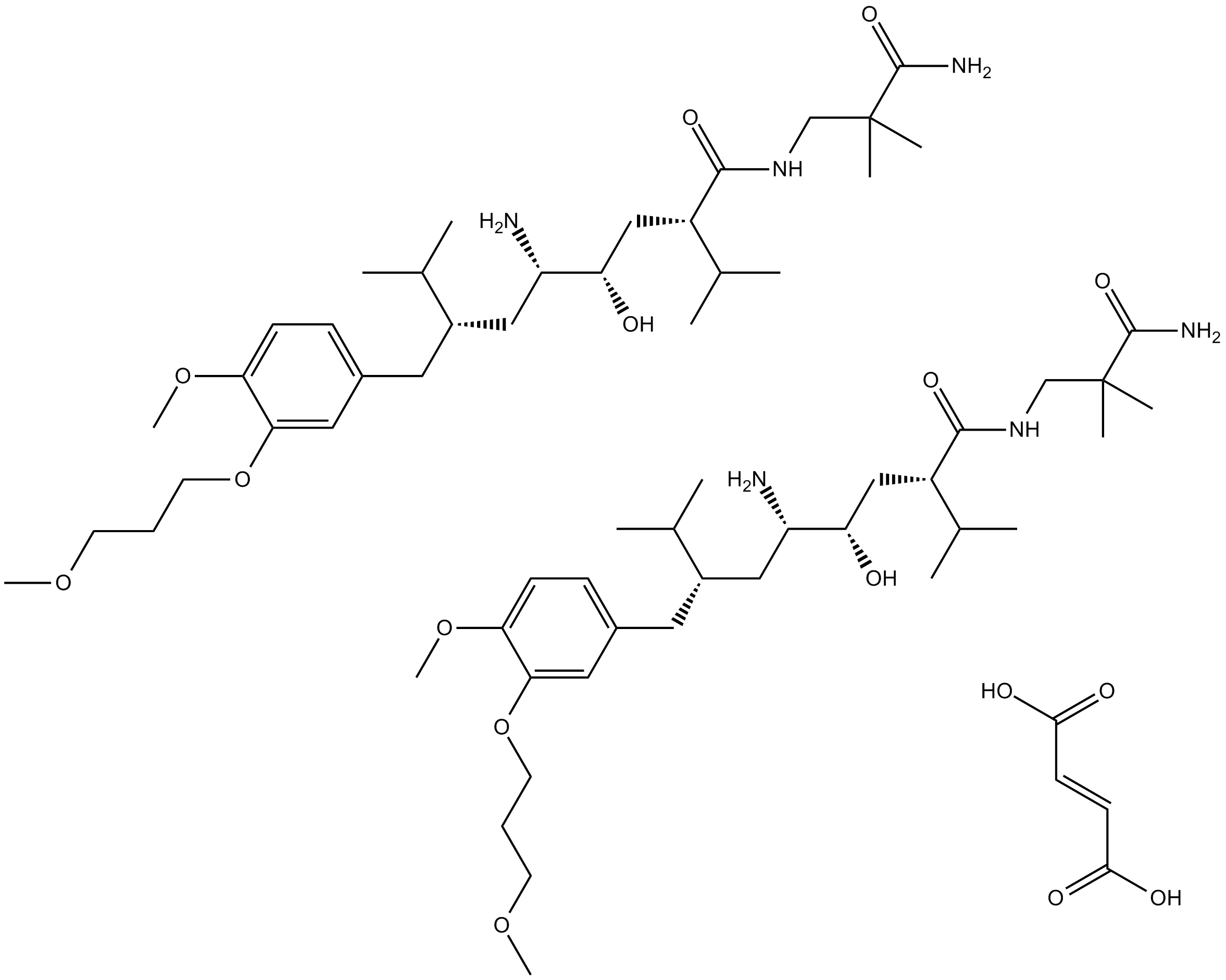 Aliskiren Hemifumarate  Chemical Structure