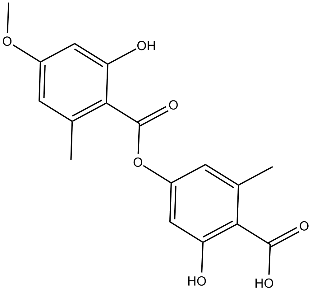 Evernic Acid التركيب الكيميائي