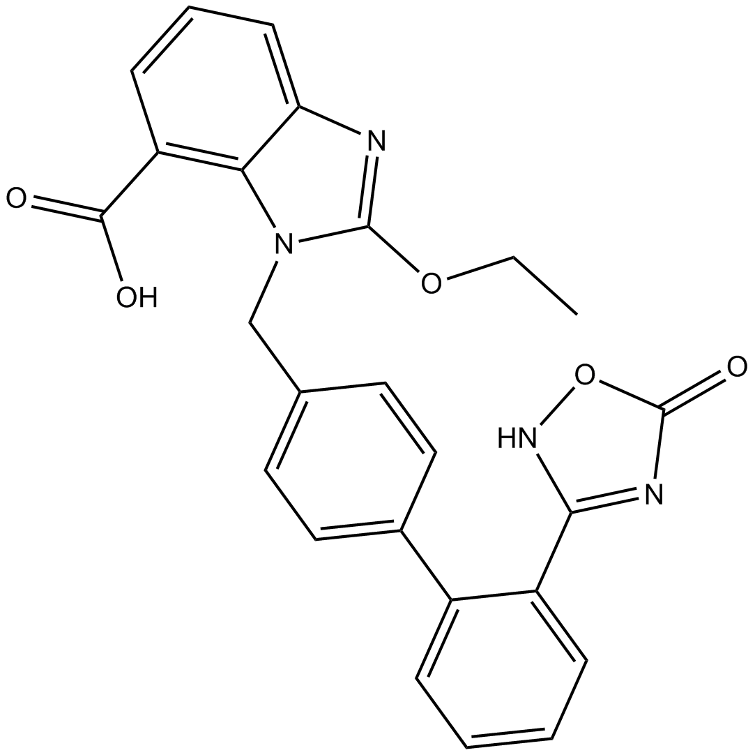 Azilsartan Chemische Struktur