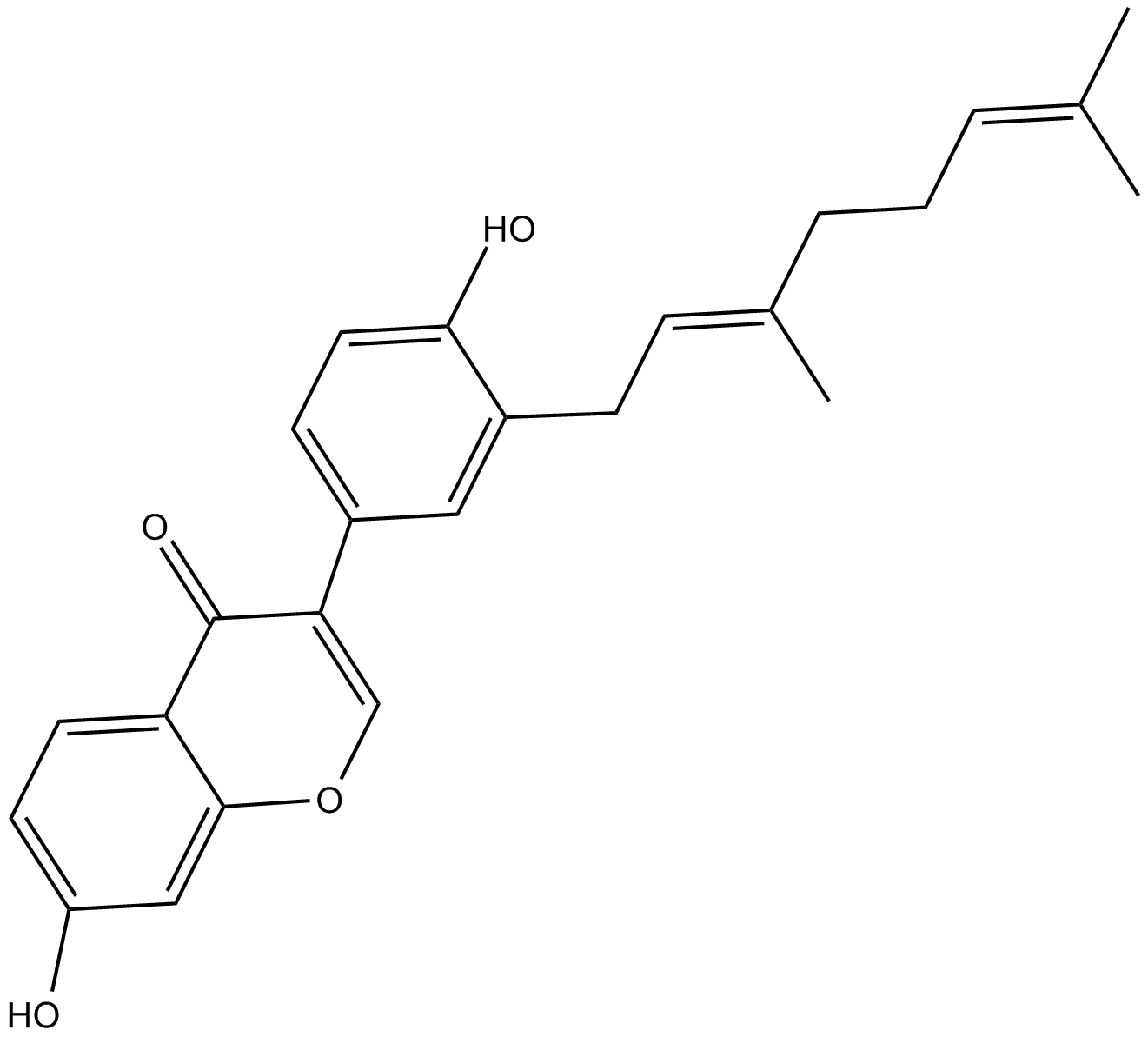 Corylifol A  Chemical Structure