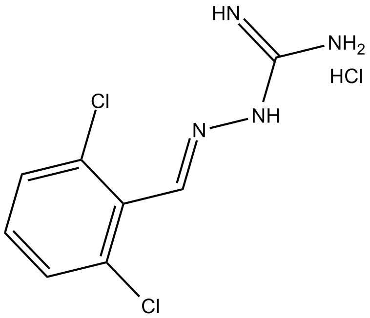 Guanabenz (hydrochloride) 化学構造