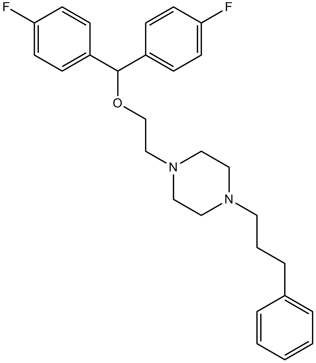 Vanoxerine Chemische Struktur