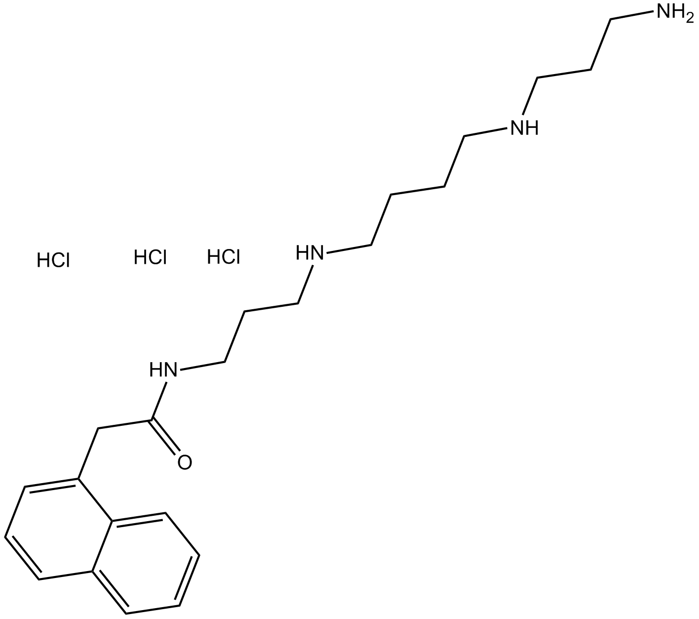 Naspm trihydrochloride  Chemical Structure