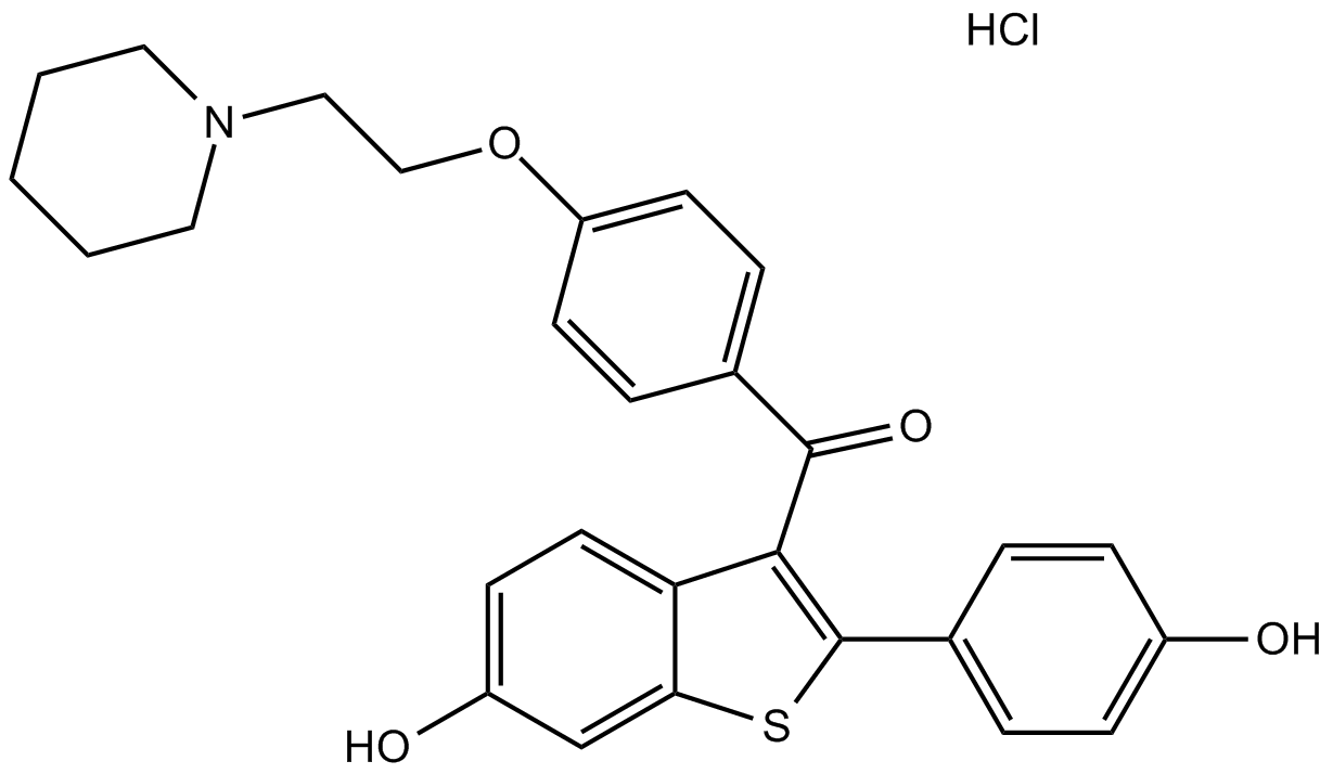 Raloxifene HCl التركيب الكيميائي