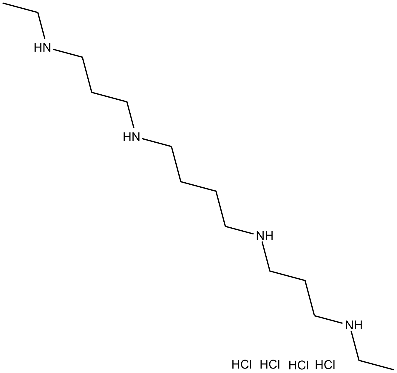 N1,N12-Diethylspermine tetrahydrochloride  Chemical Structure