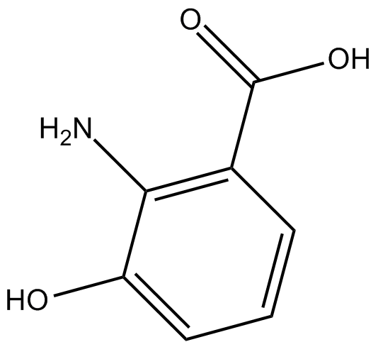 3-hydroxy Anthranilic Acid  Chemical Structure