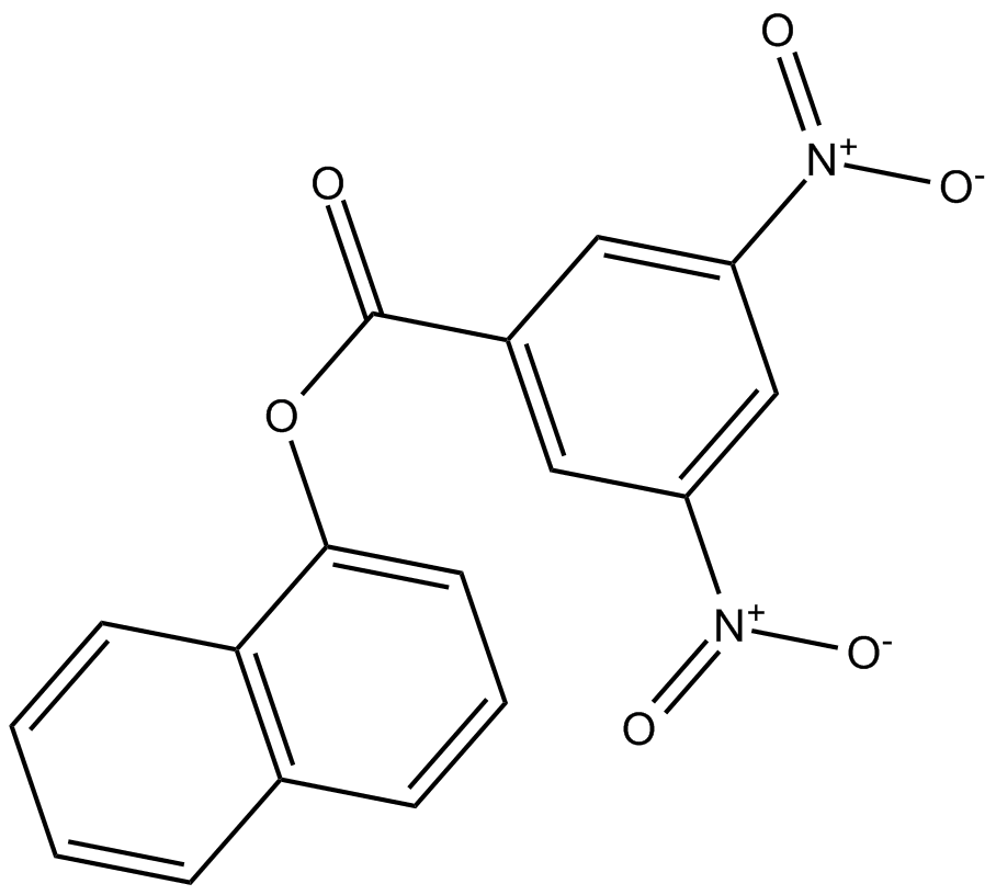 1-Naphthyl 3,5-dinitrobenzoate Chemische Struktur