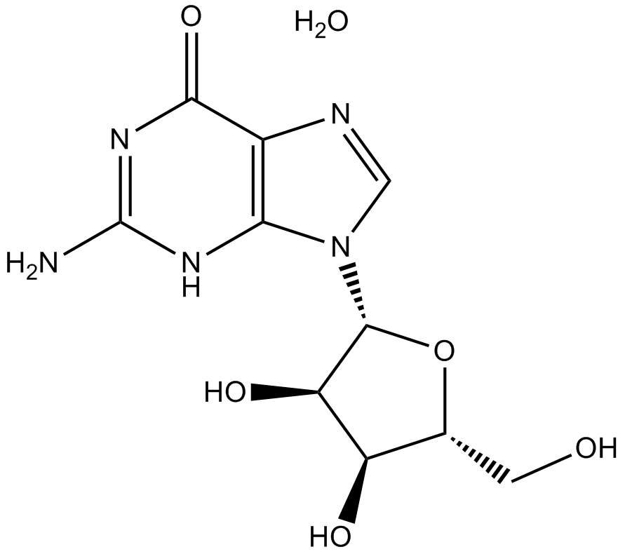 Guanosine Hydrate Chemical Structure