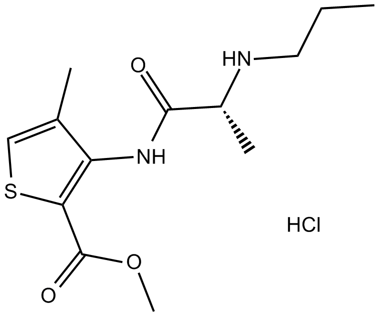 Articaine HCl  Chemical Structure