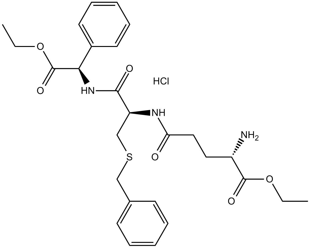 Ezatiostat hydrochloride التركيب الكيميائي