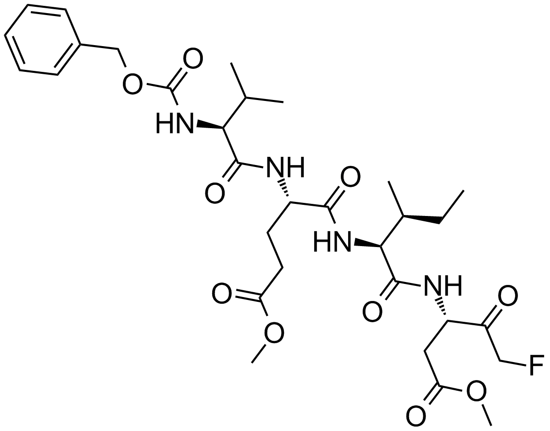 Z-VEID-FMK  Chemical Structure