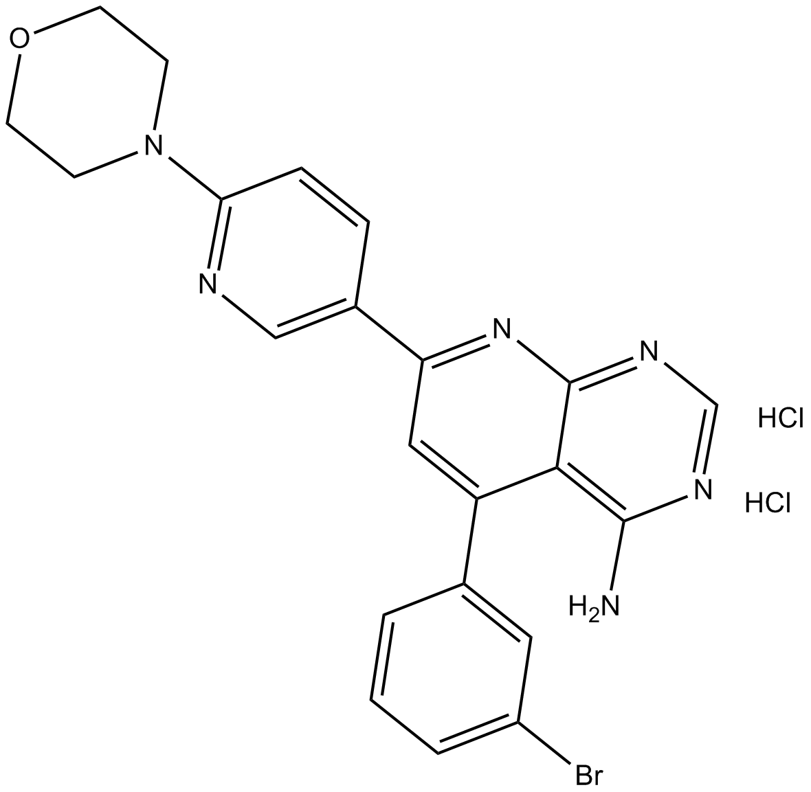 ABT 702 dihydrochloride Chemische Struktur