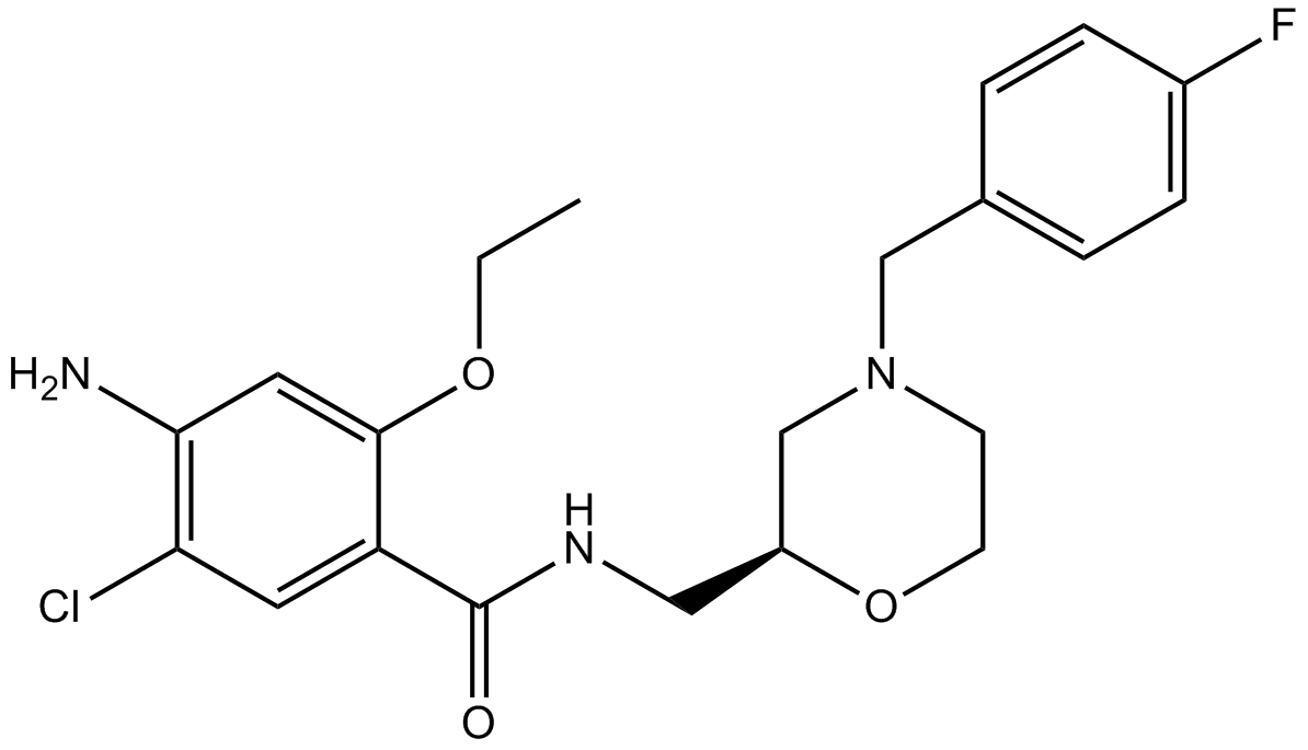 Mosapride 化学構造