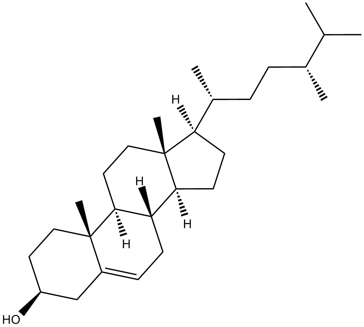 24α-methyl Cholesterol  Chemical Structure