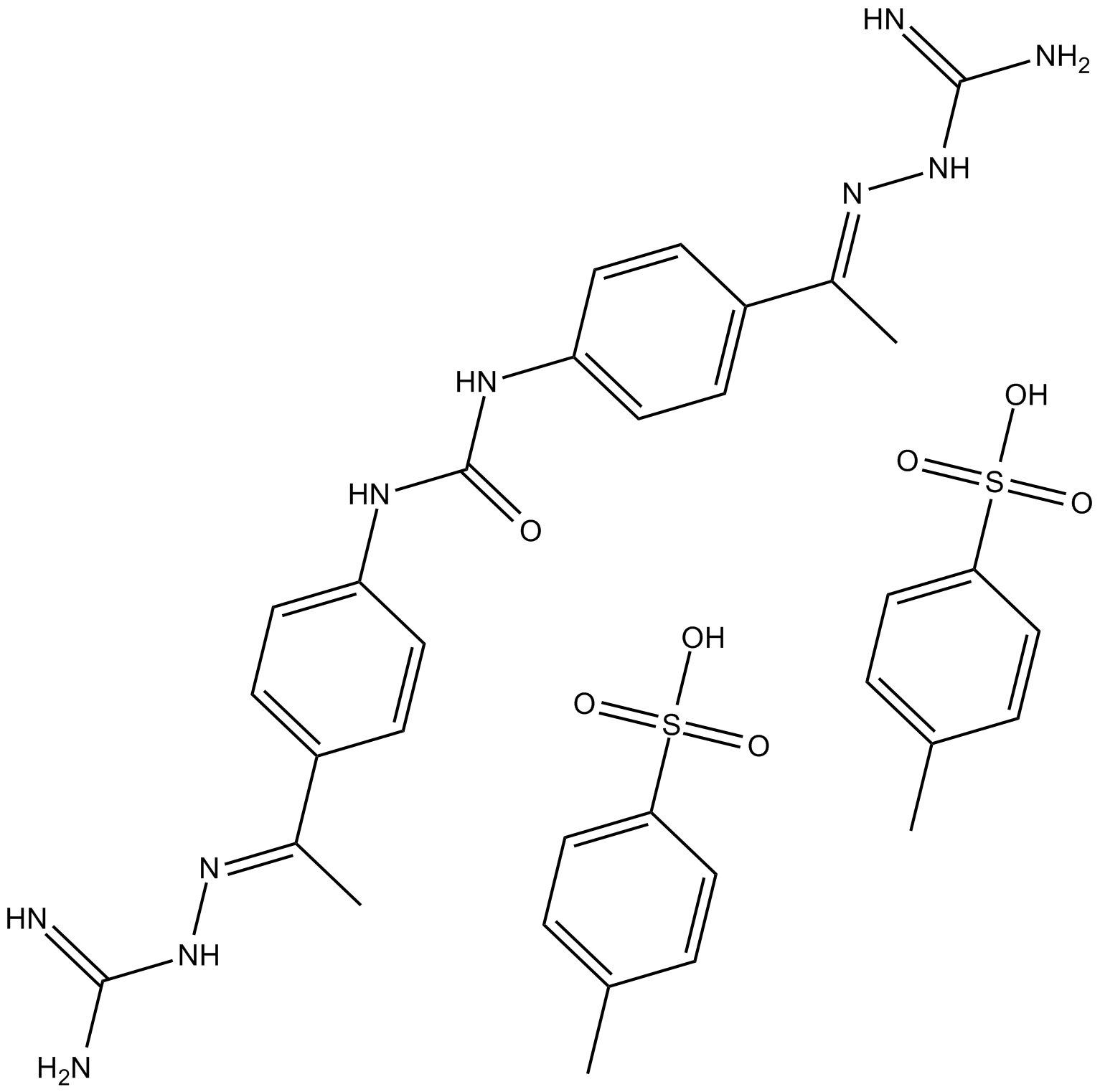 NSC 109555 ditosylate  Chemical Structure