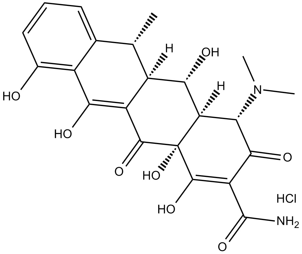 Doxycycline hyclate 化学構造