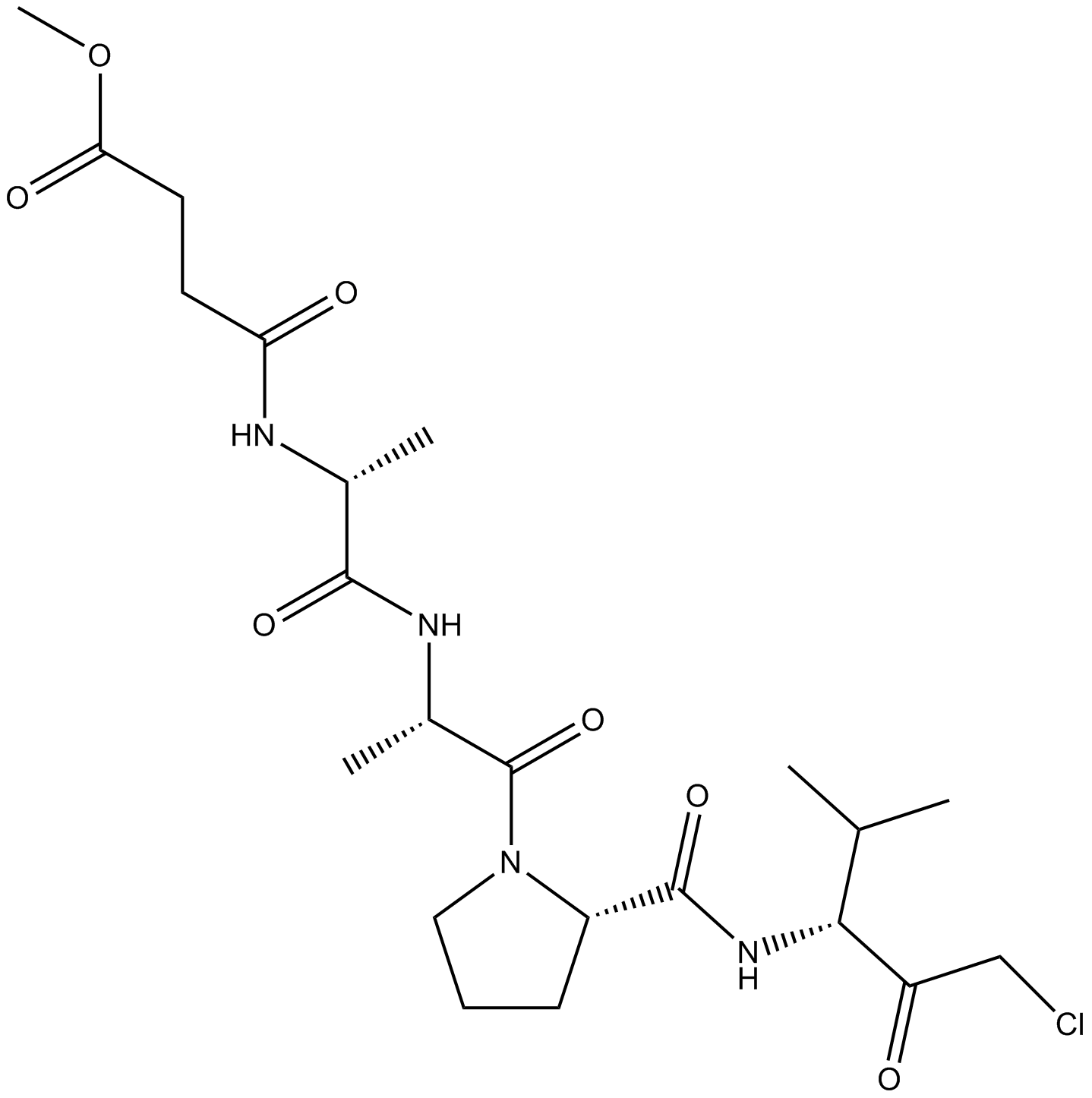 Elastase Inhibitor, SPCK  Chemical Structure