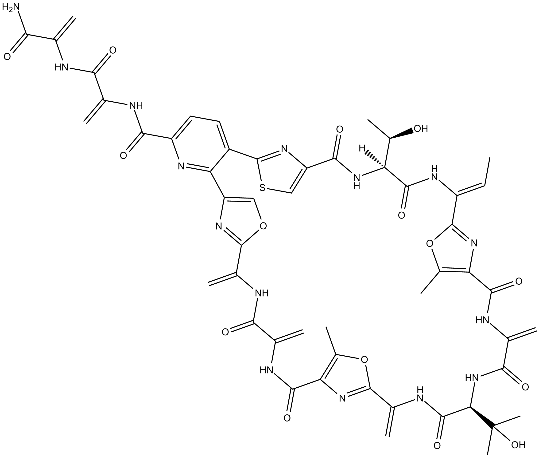 Berninamycin A  Chemical Structure