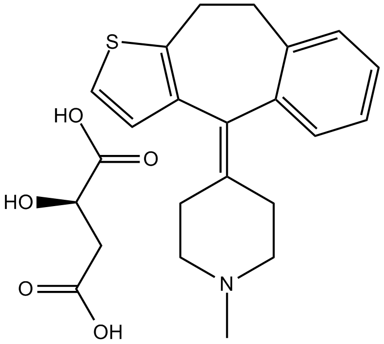 Pizotifen Malate Chemical Structure