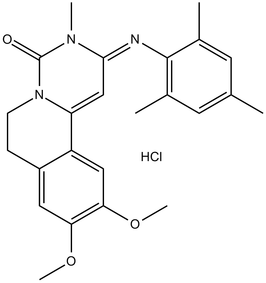 Trequinsin hydrochloride 化学構造