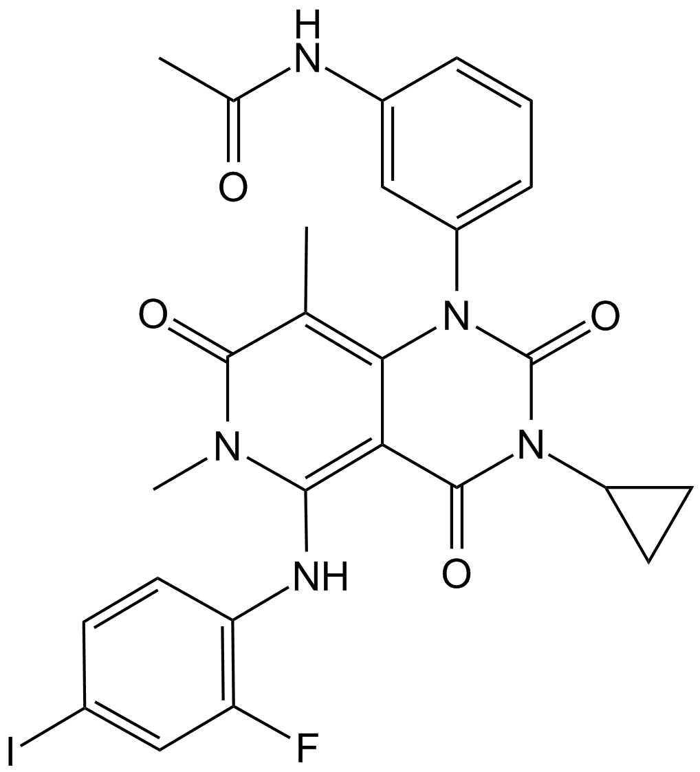 Trametinib (GSK1120212)  Chemical Structure