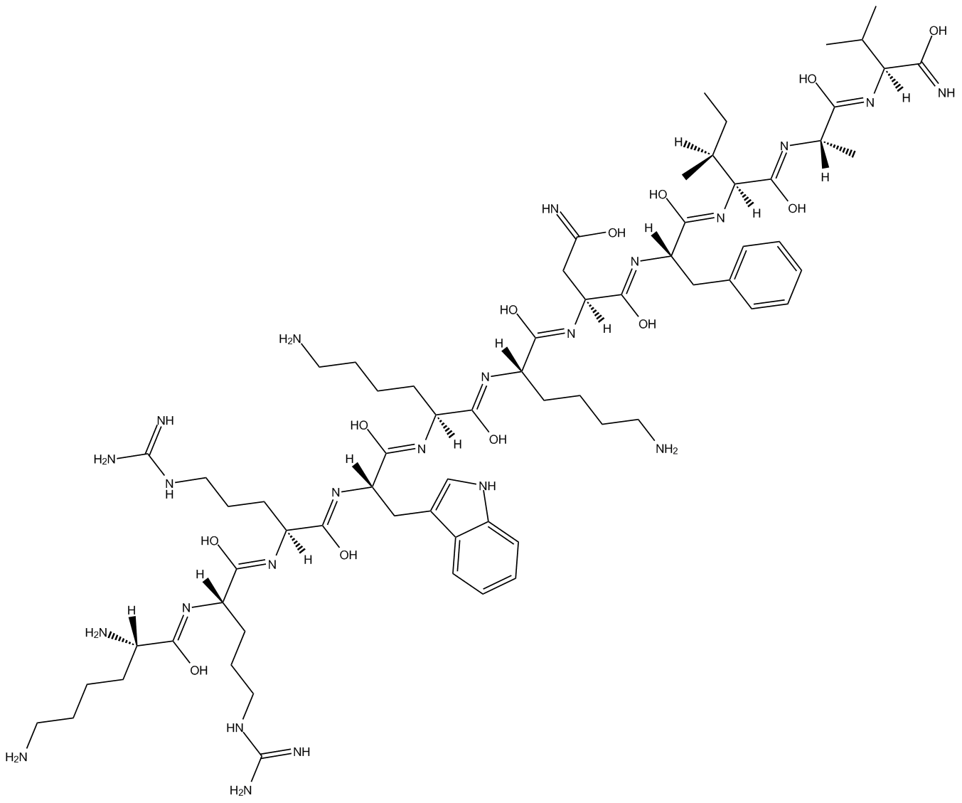 MLCK inhibitor peptide 化学構造