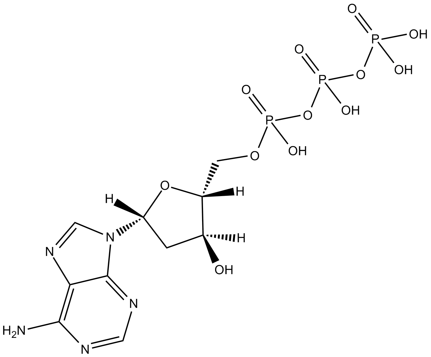Deoxyadenosine 5-triphosphate Chemical Structure