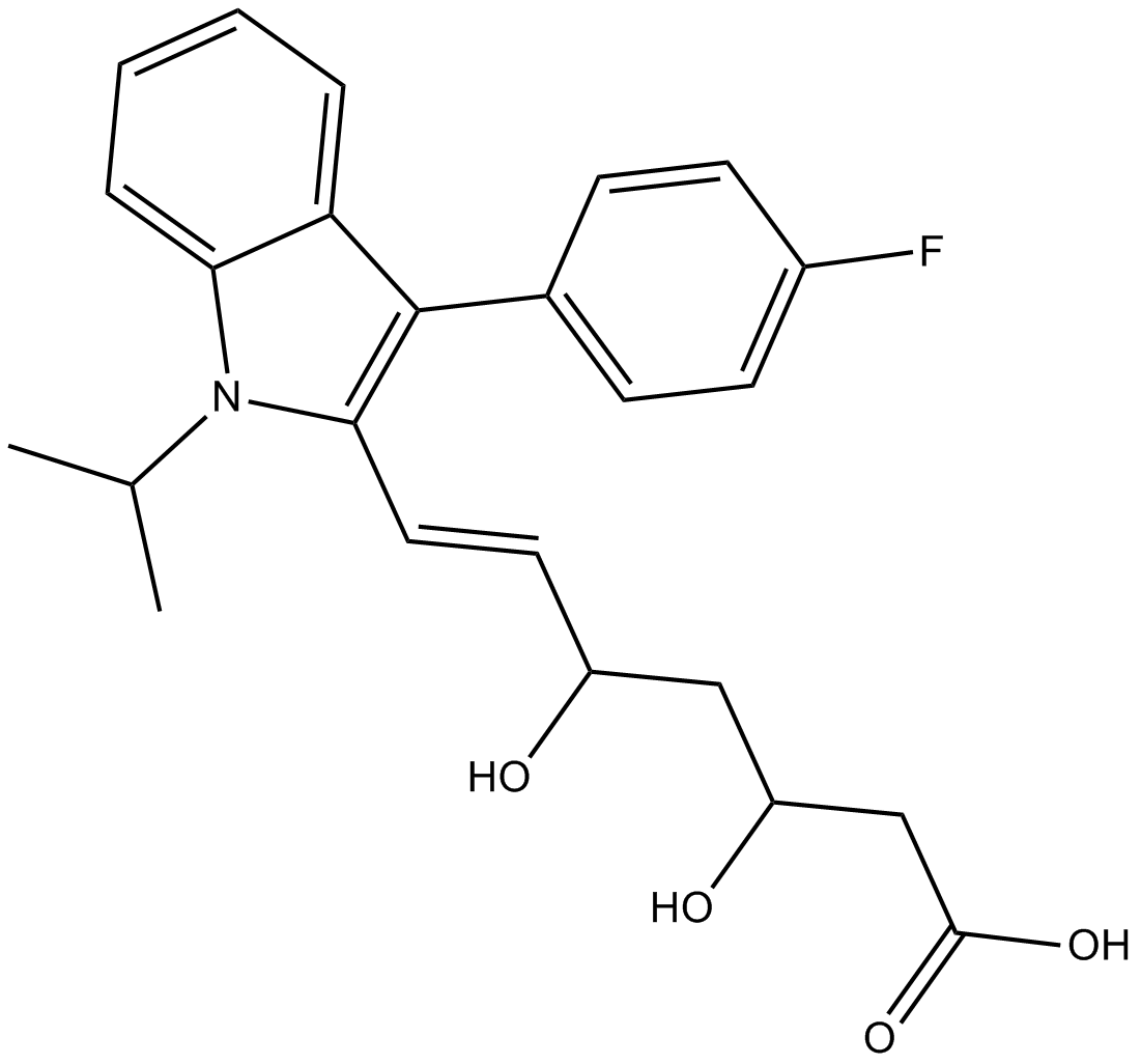 Fluvastatin  Chemical Structure