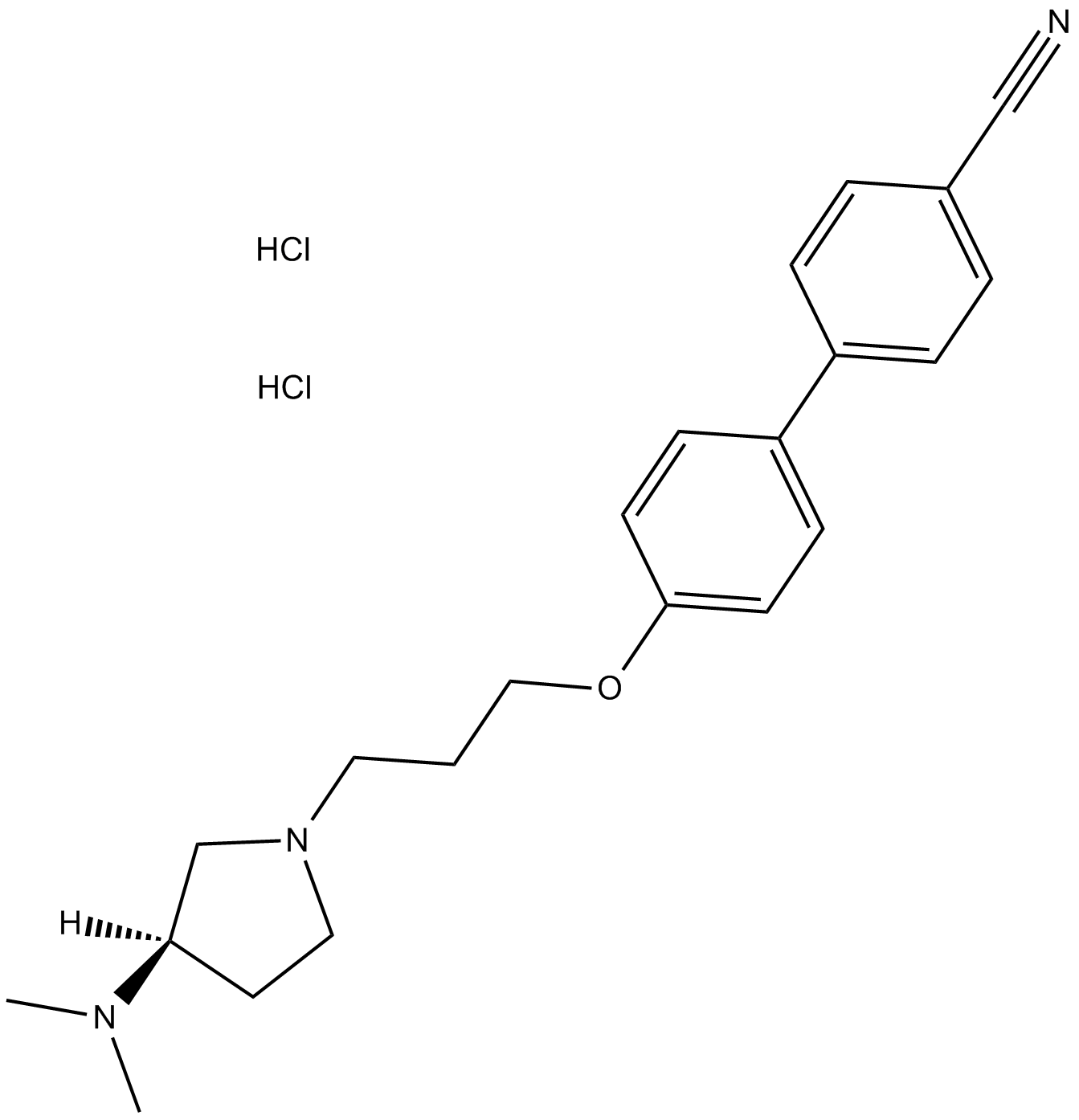 A 331440 dihydrochloride 化学構造