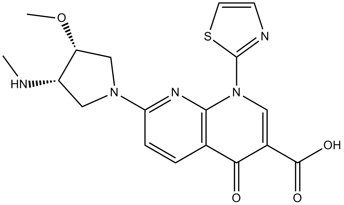 Voreloxin 化学構造