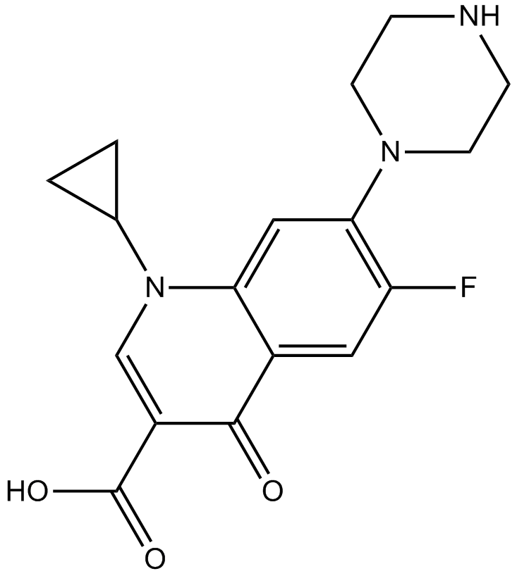 Ciprofloxacin التركيب الكيميائي