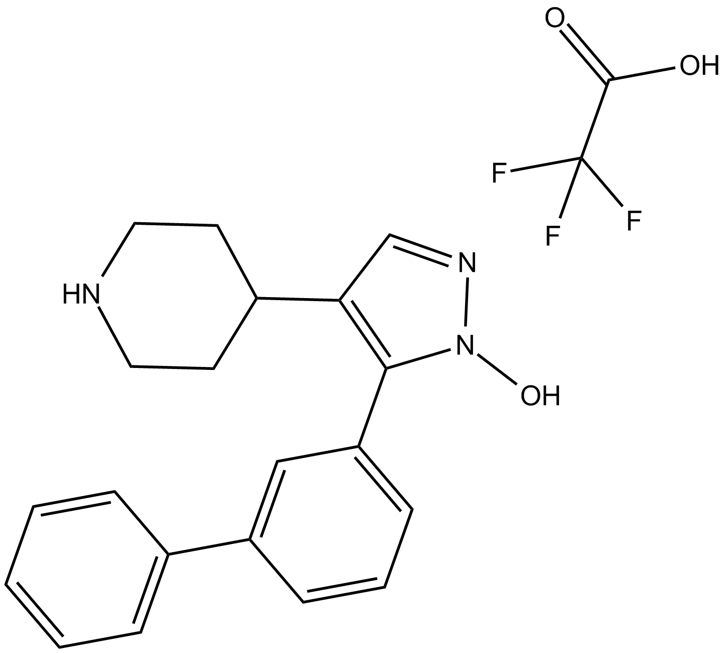 PHP 501 trifluoroacetate Chemische Struktur