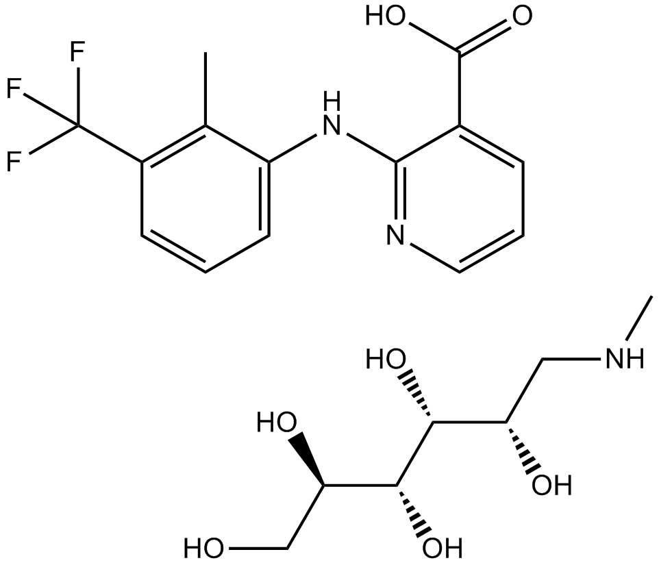 Flunixin Meglumin 化学構造