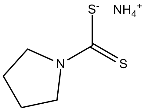 Pyrrolidinedithiocarbamate ammonium Chemische Struktur