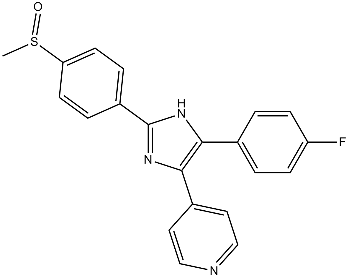 SB 203580 Chemical Structure