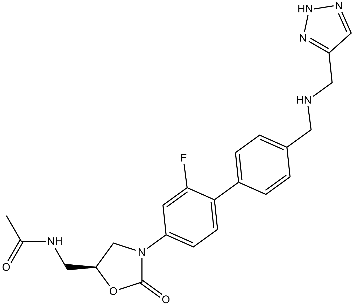 Radezolid  Chemical Structure