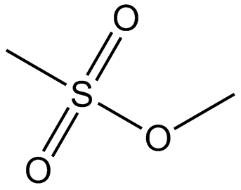 Methyl methanesulfonate Chemische Struktur