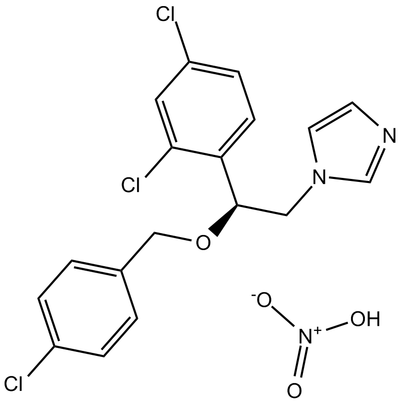 Econazole nitrate Chemische Struktur