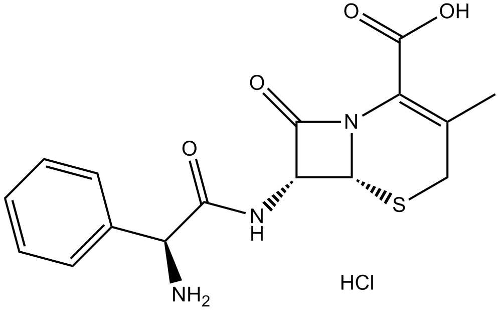 Cephalexin hydrochloride  Chemical Structure