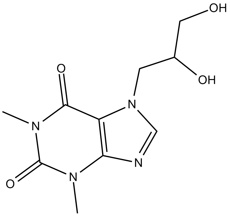 Dyphylline  Chemical Structure