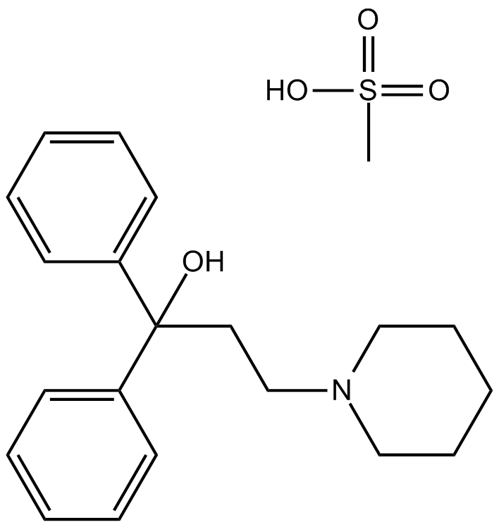 Pridinol Methanesulfonate 化学構造