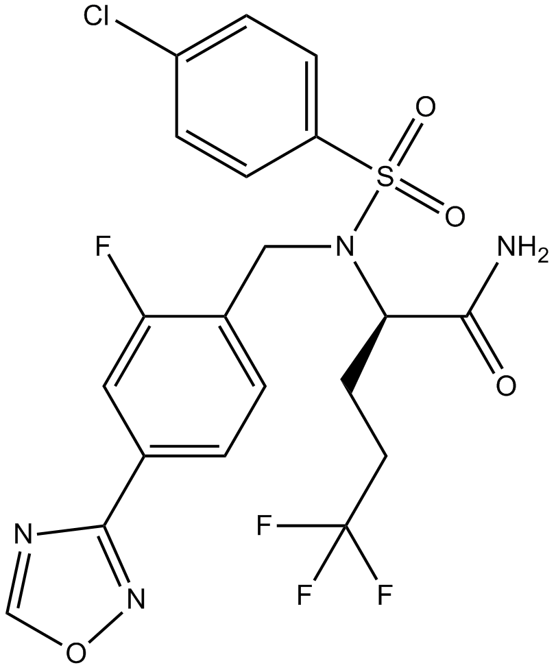 BMS-708163 (Avagacestat)  Chemical Structure