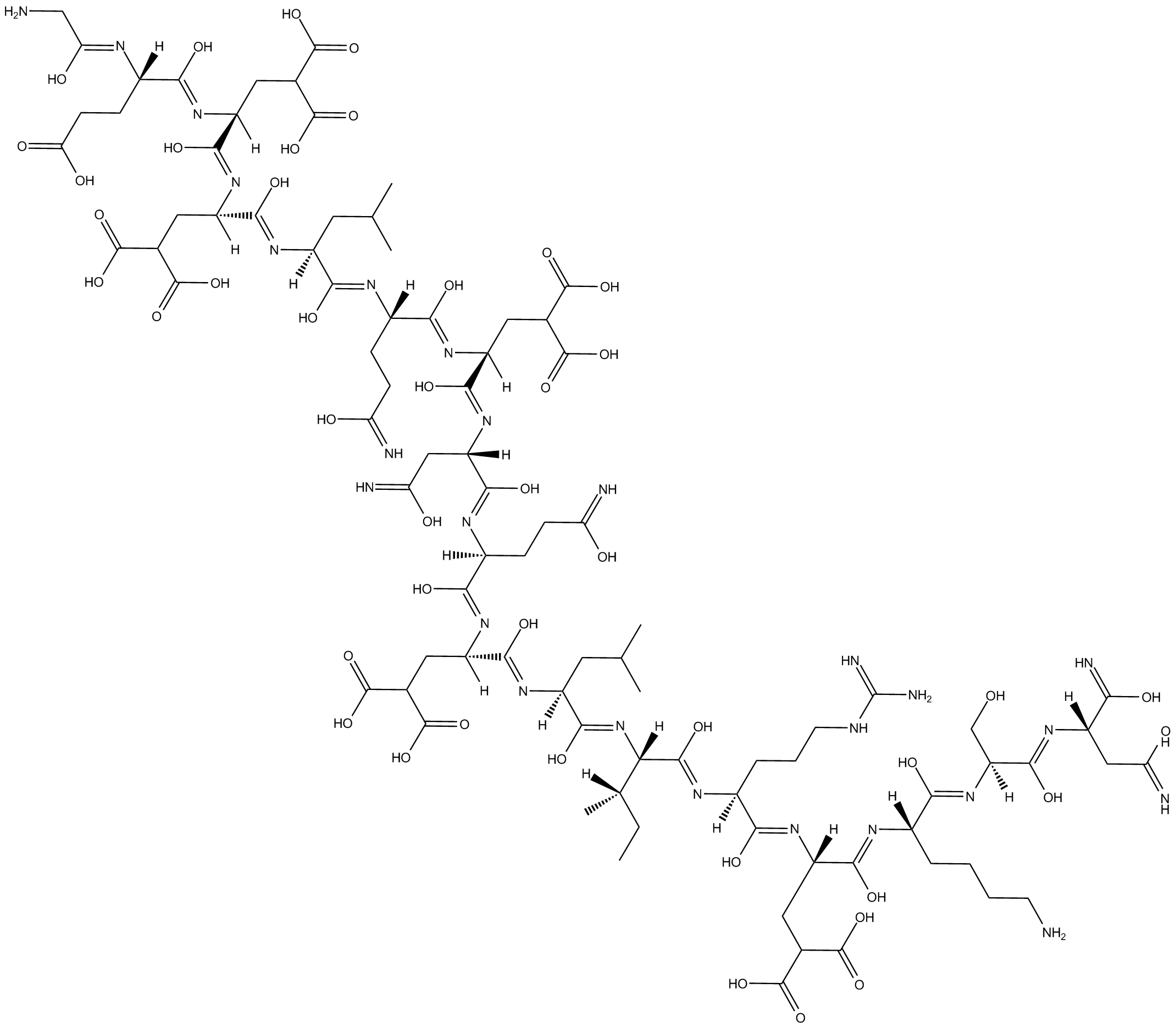 Conantokin G Chemische Struktur