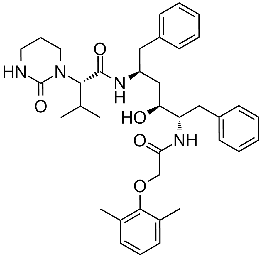 Lopinavir 化学構造