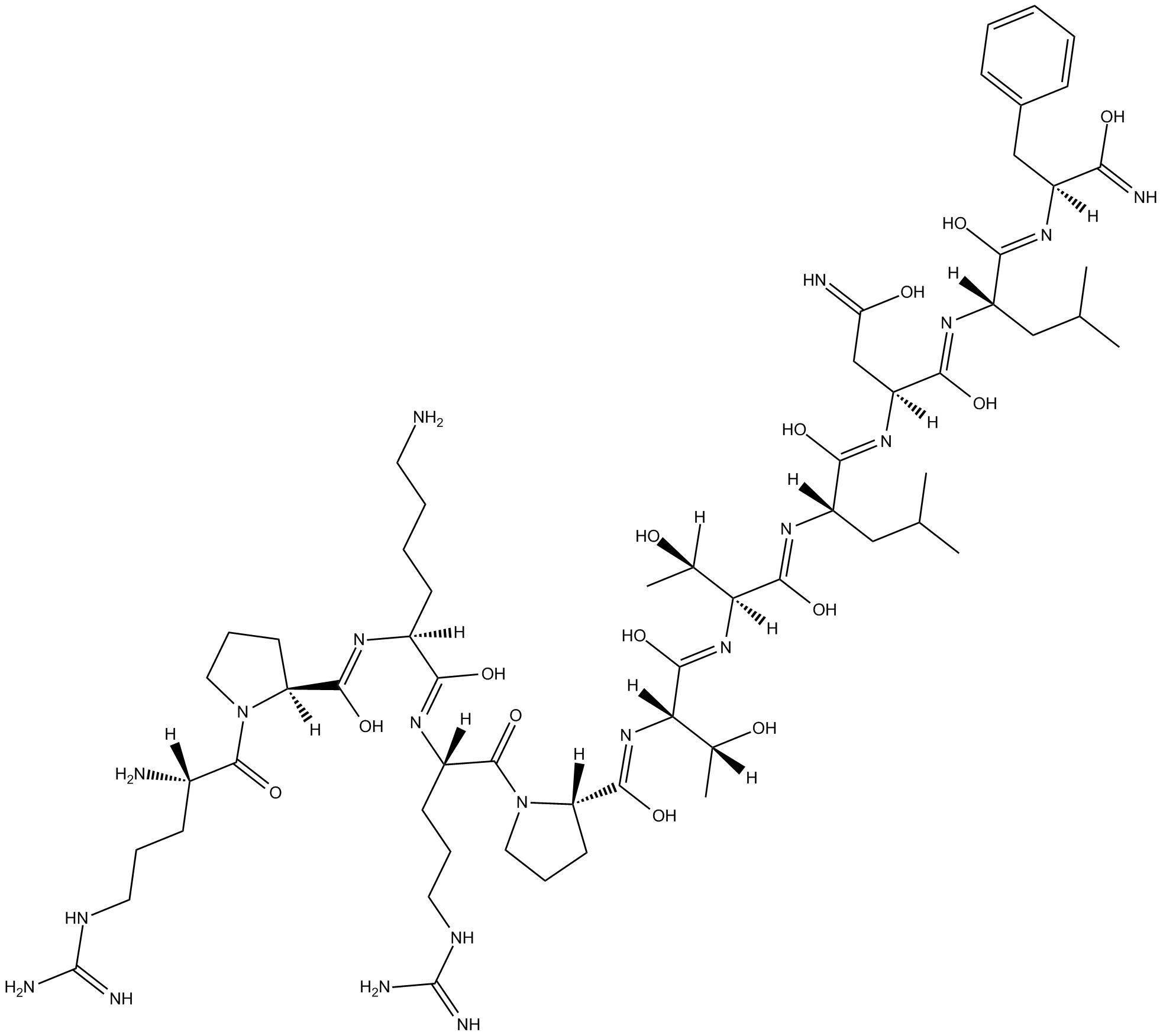 JIP-1 (153-163) 化学構造