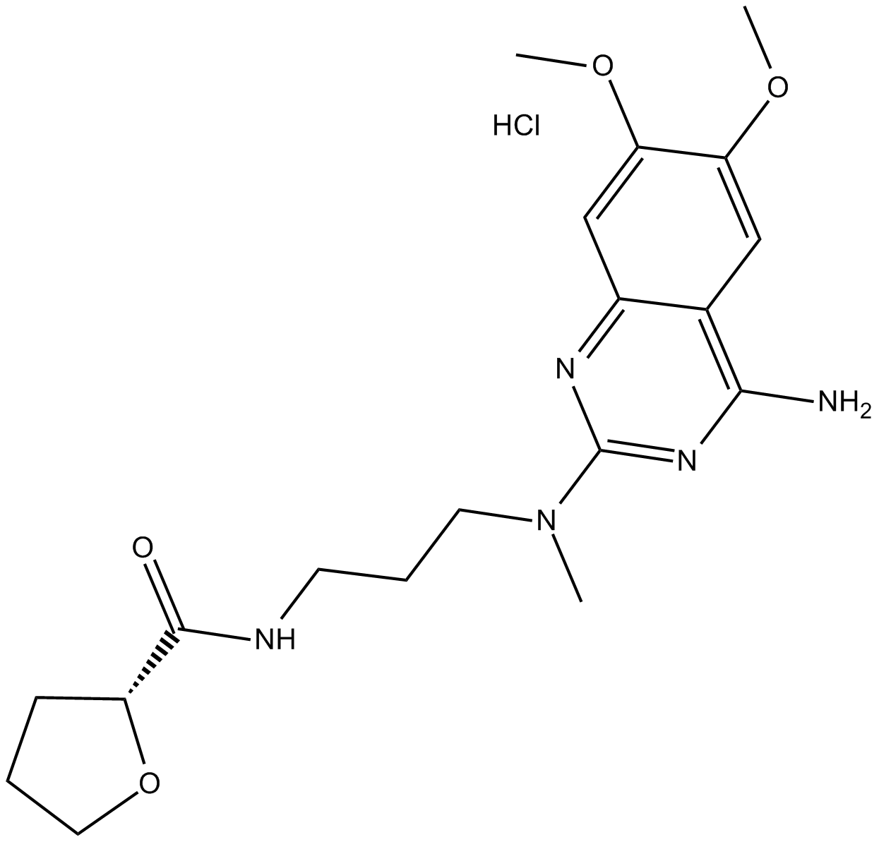 Alfuzosin HCl التركيب الكيميائي
